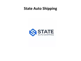 State Auto Shipping