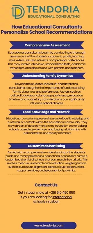 How Educational Consultants Personalize School Recommendations