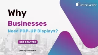 Why Businesses Need POP-UP Displays?