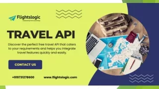 Free Travel API - FlightsLogic