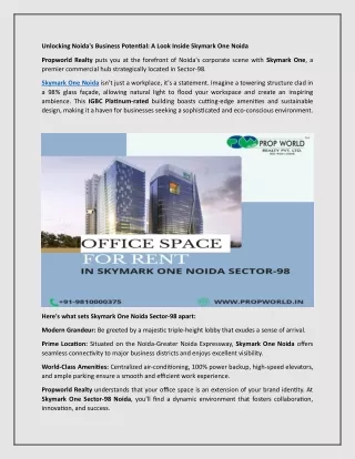Upgrade Your Business Address to the Prestigious Gulshan One29 Tower