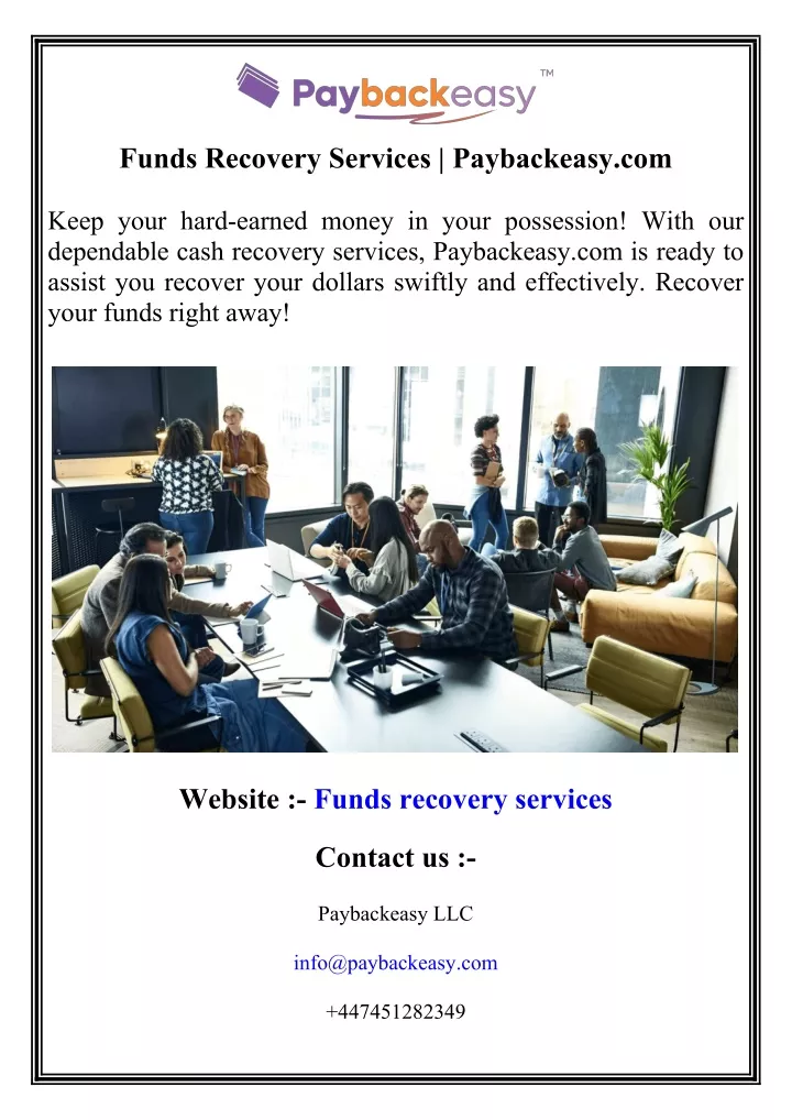 funds recovery services paybackeasy com