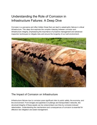 Understanding the Role of Corrosion in Infrastructure Failures_ A Deep Dive