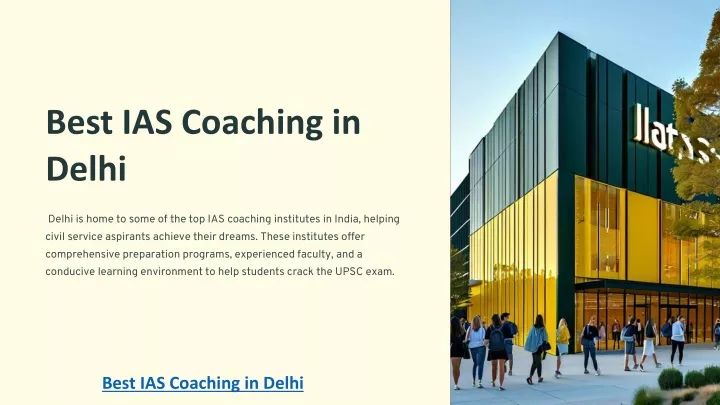 best ias coaching in delhi