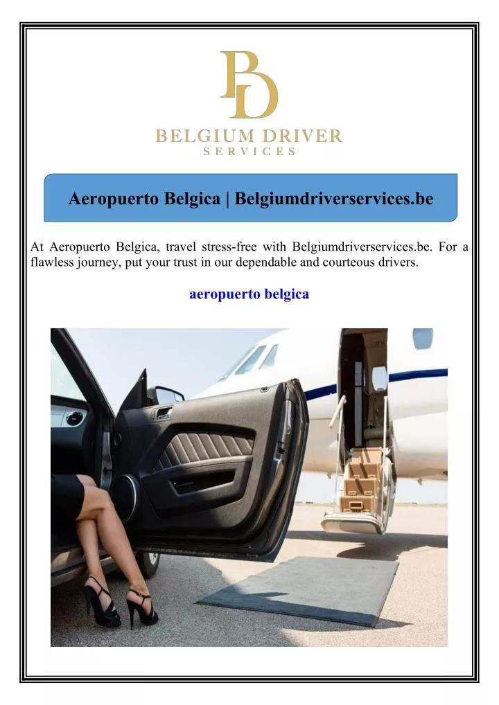 aeropuerto belgica belgiumdriverservices be