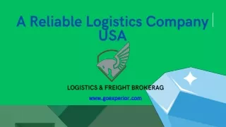 A Reliable Logistics Company USA - Experior Global