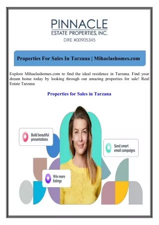 Properties For Sales In Tarzana Mihaelashomes.com