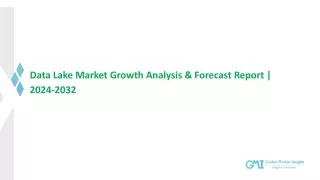 Data Lake Market value could reach USD 80.2 billion by 2032, cites the latest re