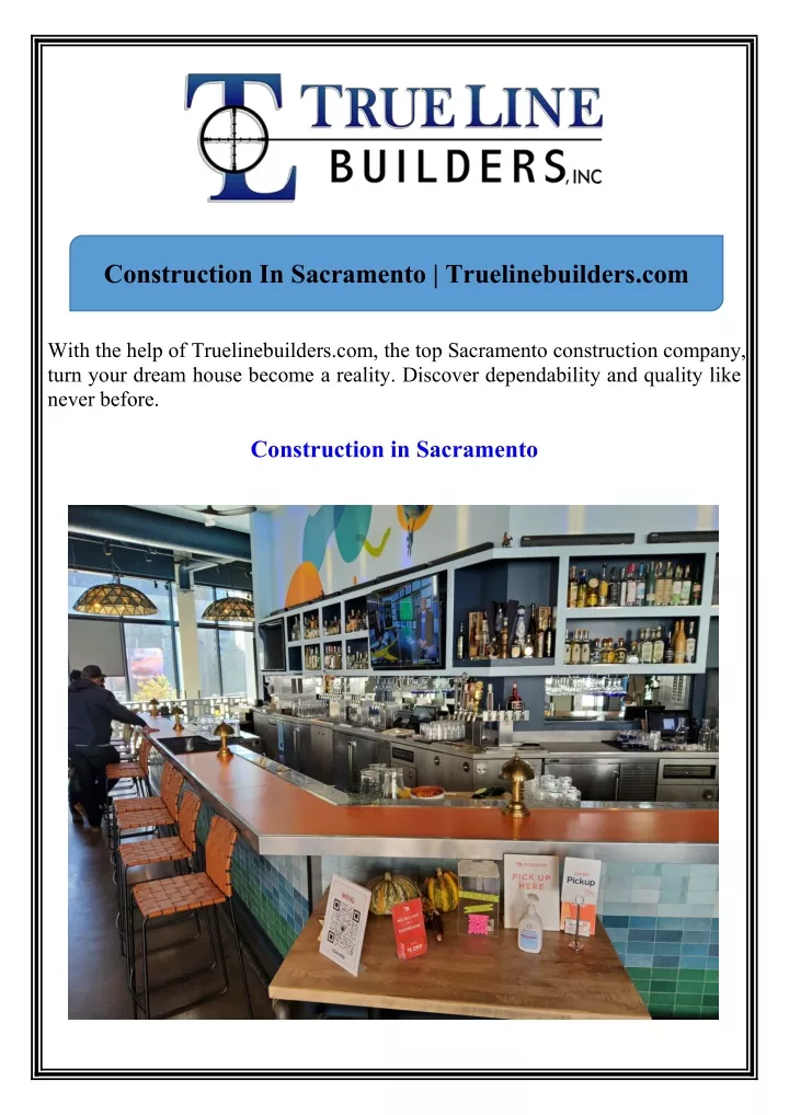 PPT - Construction In Sacramento Truelinebuilders.com PowerPoint ...