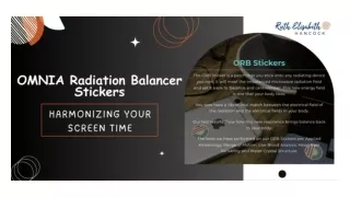 OMNIA Radiation Balancer Stickers Harmonizing Your Screen Time