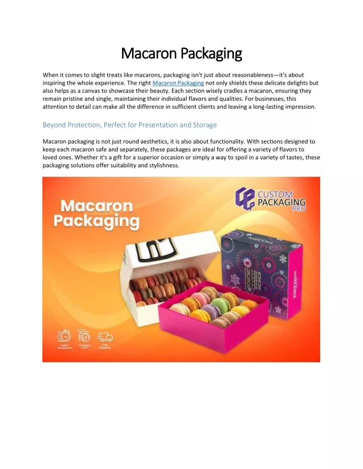 macaron packaging macaron packaging