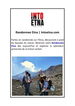 Randonnee Etna  Intoetna.com
