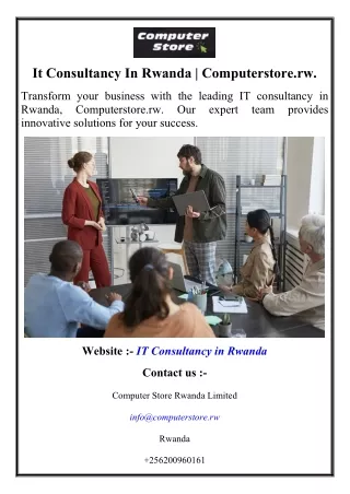 it consultancy in rwanda computerstore rw