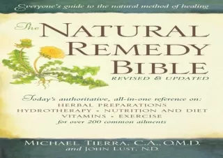 [PDF] DOWNLOAD  The Natural Remedy Bible