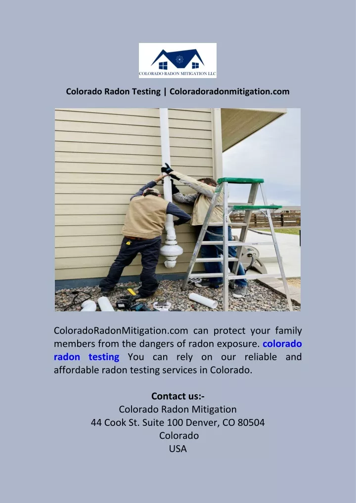 colorado radon testing coloradoradonmitigation com