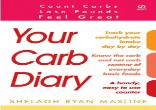 [PDF READ ONLINE]  Your Carb Diary