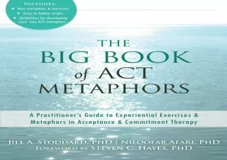 ⭐ DOWNLOAD/PDF ⚡ The Big  of ACT Metaphors: A Practitioner’s Guid