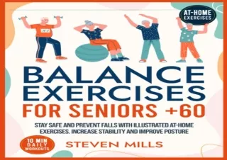 ❤ PDF/READ ⚡/DOWNLOAD  Balance Exercises for Seniors Over 60: Sta