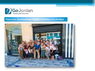 Discover Enchanting Family Holidays in Jordan