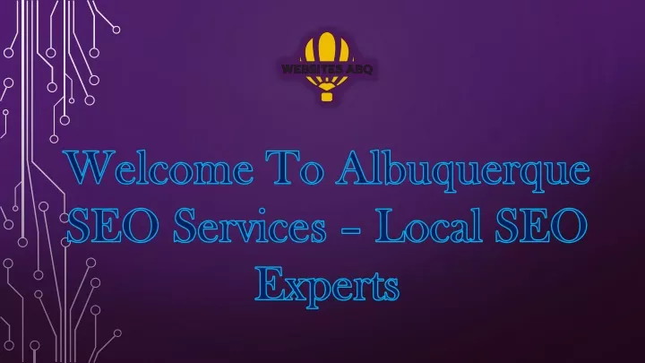 welcome to albuquerque seo services local