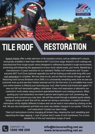Tile Roof Restoration Brisbane--Brisco Roofing (2)