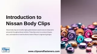 Precision Fit: Nissan Body Clips for Seamless Repairs
