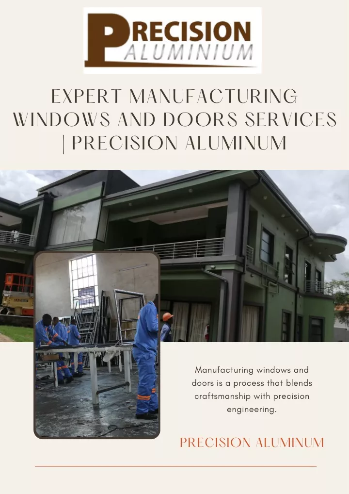 expert manufacturing windows and doors services