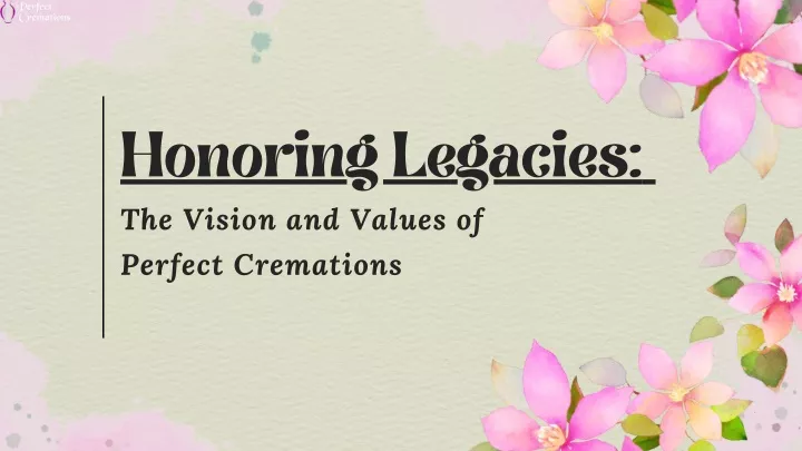 honoring legacies