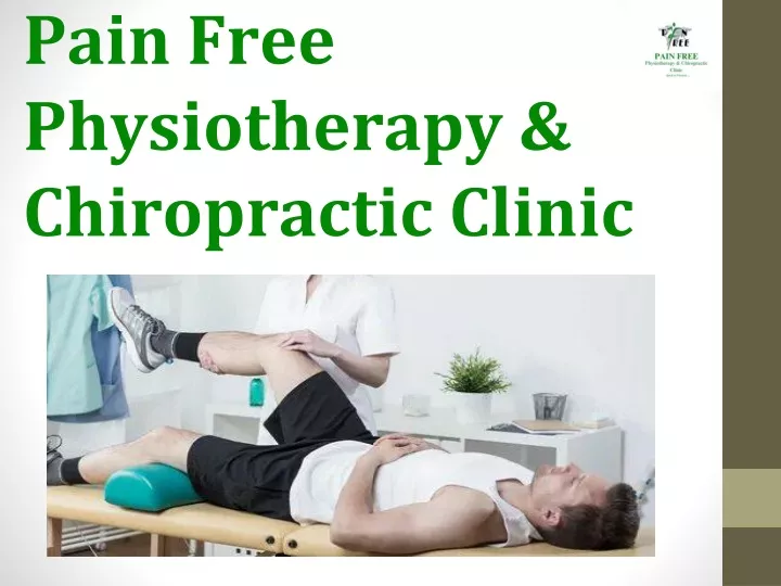 pain free physiotherapy chiropractic clinic