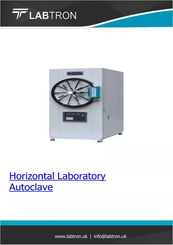 horizontal laboratory autoclave