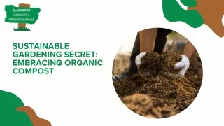 Sustainable Gardening Secret Embracing Organic Compost