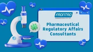 Pharmaceutical Regulatory Affairs Consultants