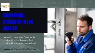 Commercial Locksmith in Los Angeles