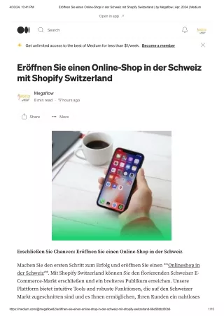 Erschließen Sie Chancen: Eröffnen Sie einen Online-Shop in der Schweiz
