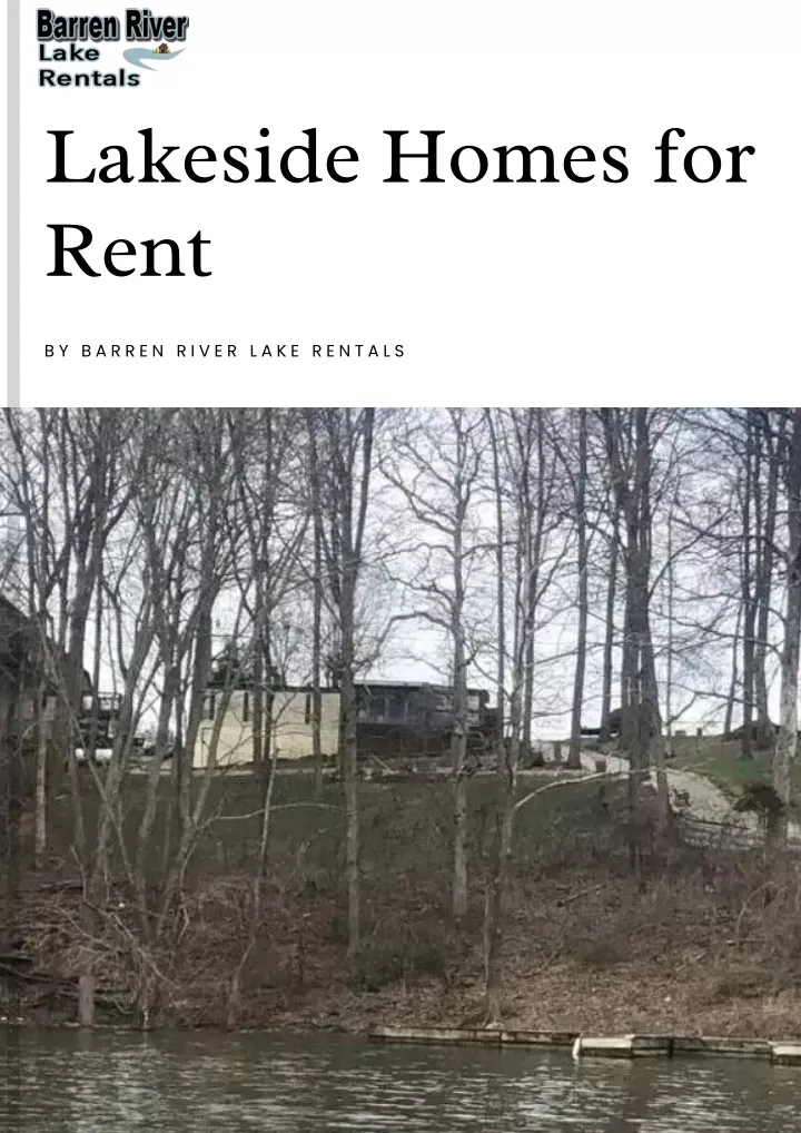 lakeside homes for rent