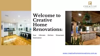 Kitchen Showroom--Creative Home Renovations