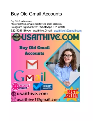 buy old gmail accounts