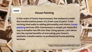 Best Service of House Painting