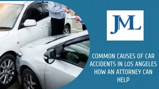 Common Causes of Car Accidents in Los Angeles: How a Lawyer Can Help