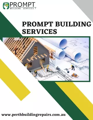 Roof Carpentry Repairs Perth - Prompt Building Services