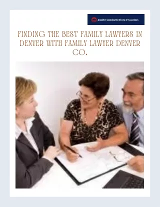 Meet Denver's Finest Family Lawyers at Family Lawyer Denver Co.