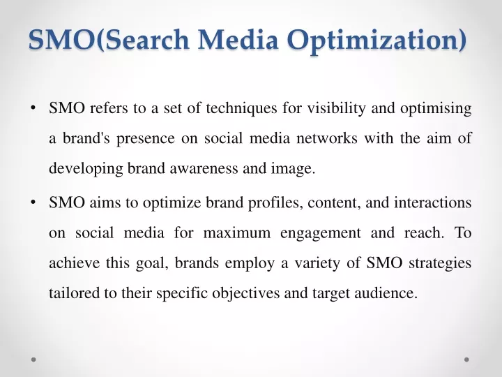 smo search media optimization