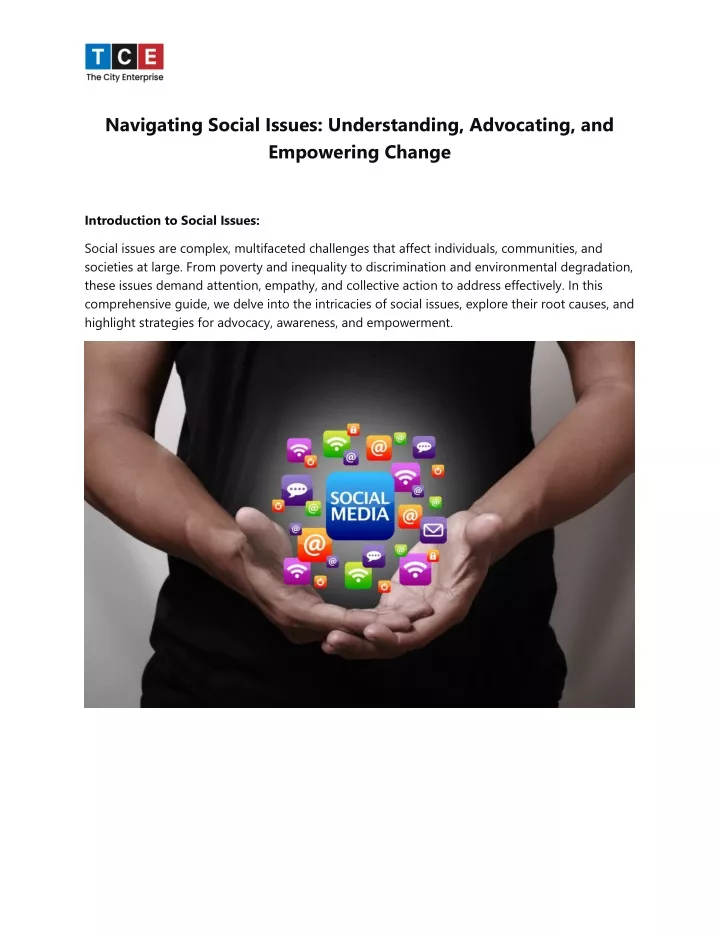 navigating social issues understanding advocating