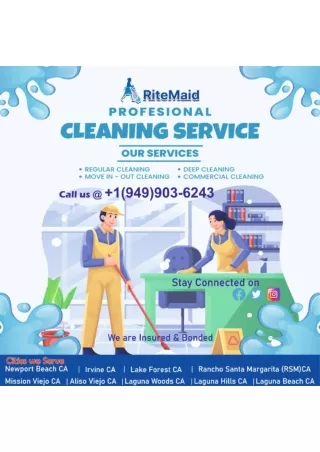 "RiteMaid - Your Trusted Partner for Premier Cleaning Services"