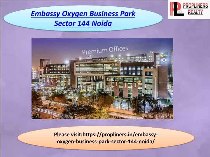 embassy oxygen business park sector 144 noida