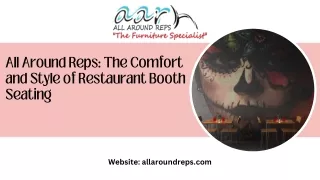 All Around Reps The Comfort and Style of Restaurant Booth Seating