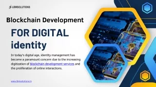 Blockchain Development for digital identity