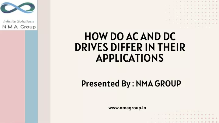 how do ac and dc drives differ in their