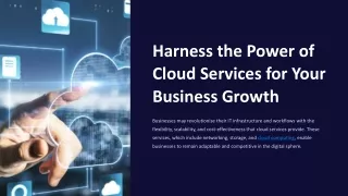 Lyxel&Flamingo Harness the Power of Cloud Services for Your Business Growth