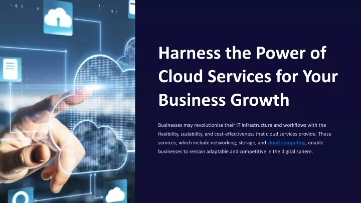 harness the power of cloud services for your